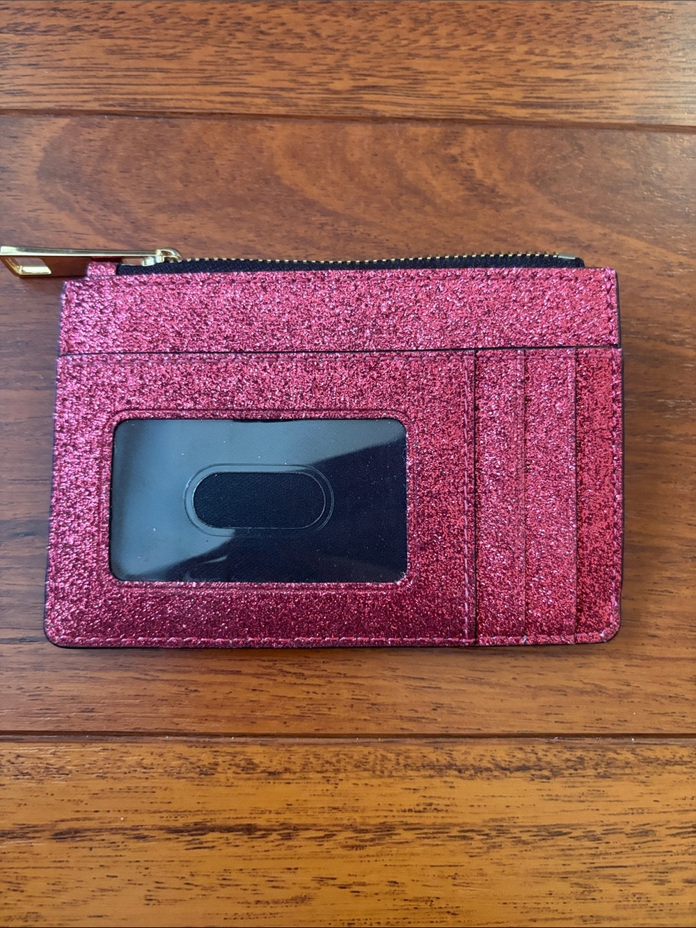 Marc Jacobs Mini Glitter Compact Wallet - Picture 2 of 5